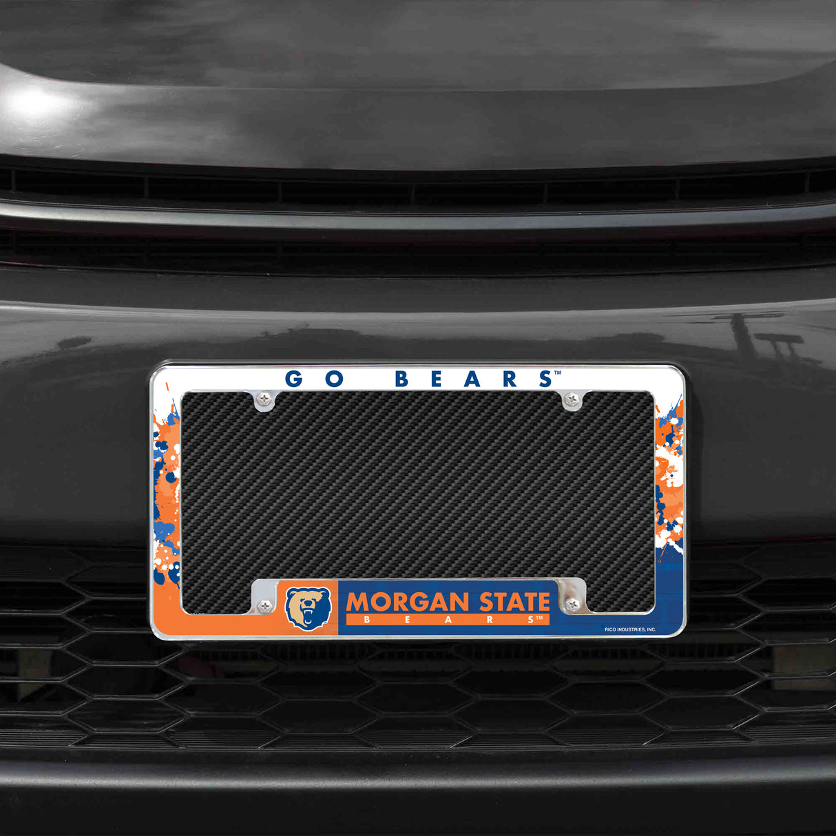 NCAA Morgan State Bears Chrome License Plate Frame Fan Gear NCAA Morgan State Bears