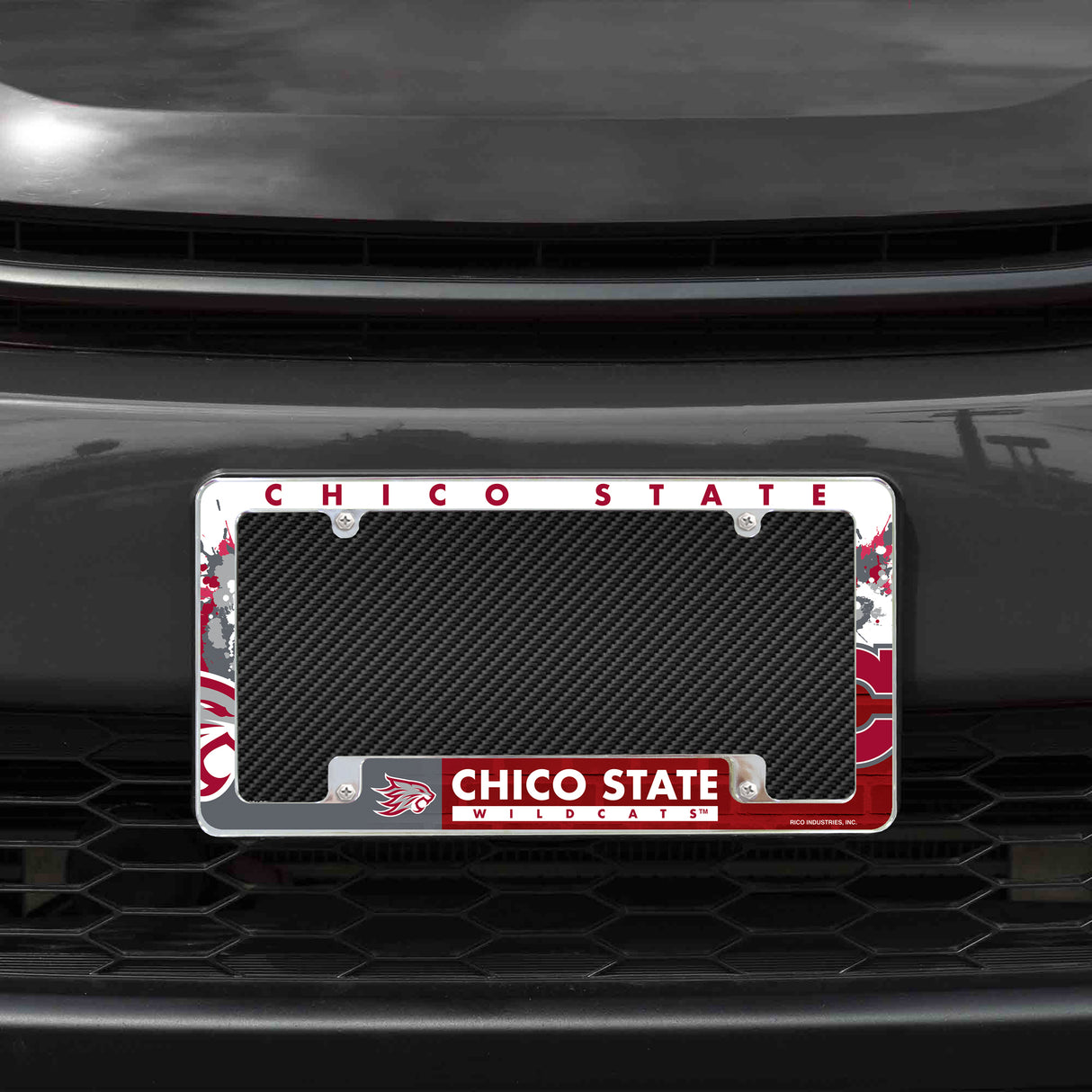 NCAA Cal State-Chico Wildcats Chrome License Plate Frame Fan Gear NCAA Cal State-Chico Wildcats