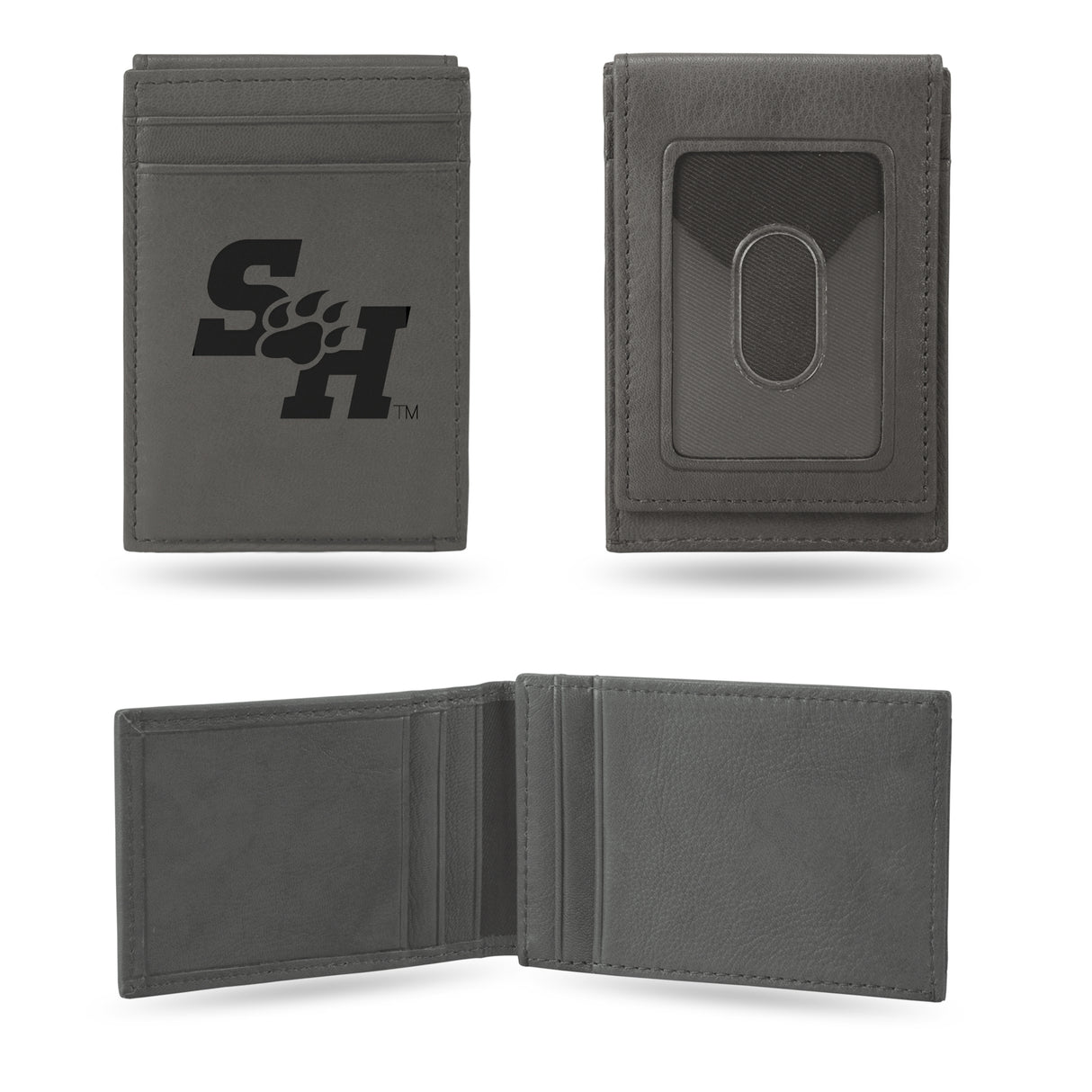NCAA Sam Houston State Bearkats Laser Engraved Front Pocket Wallet Fan Gear NCAA Sam Houston State Bearkats