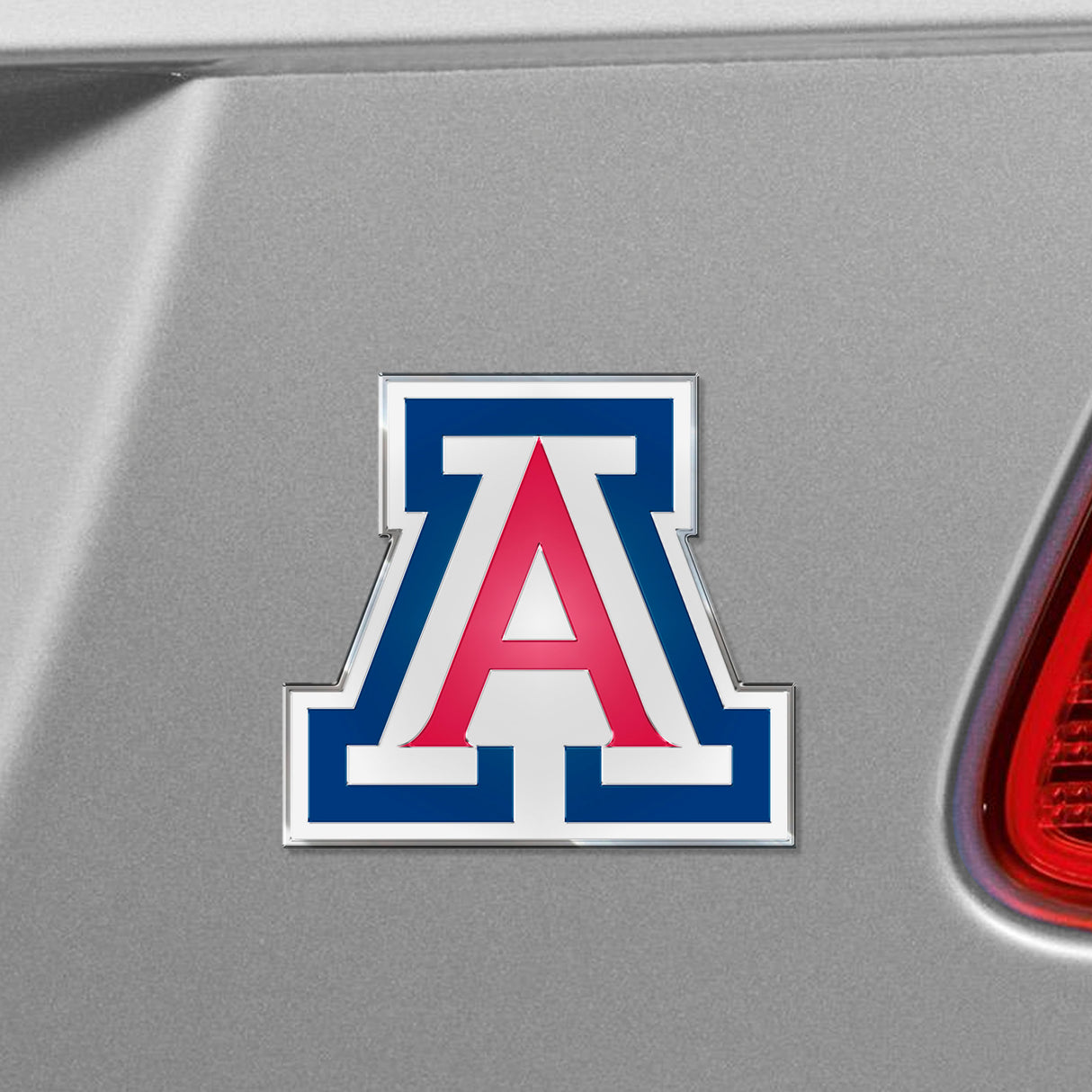 Fanmats Arizona Wildcats Heavy Duty Aluminum Embossed Color Emblem Fan Gear NCAA Arizona Wildcats