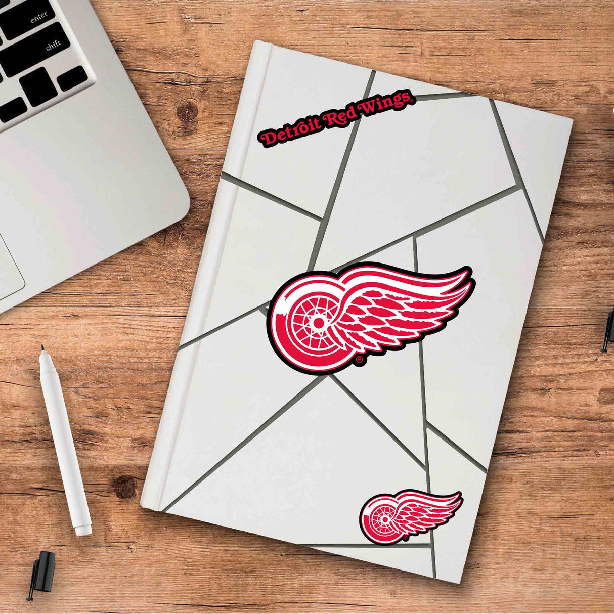 Fanmats Detroit Red Wings 3 Piece Decal Sticker Set Fan Gear NHL Detroit Red Wings