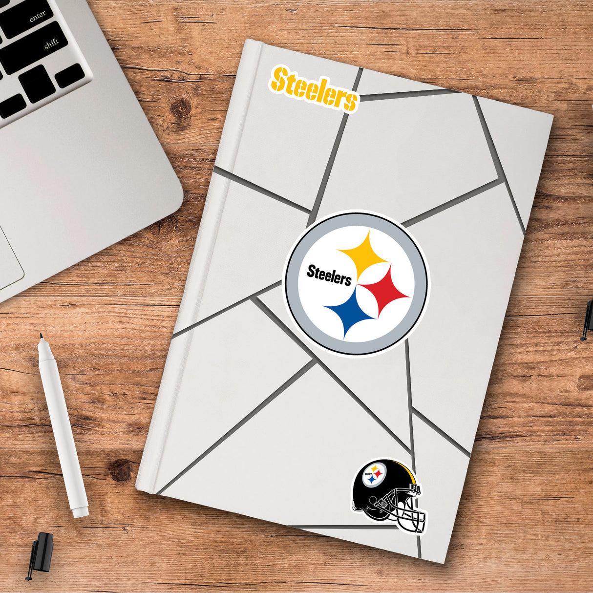 Fanmats Pittsburgh Steelers 3 Piece Decal Sticker Set Fan Gear NFL Pittsburgh Steelers