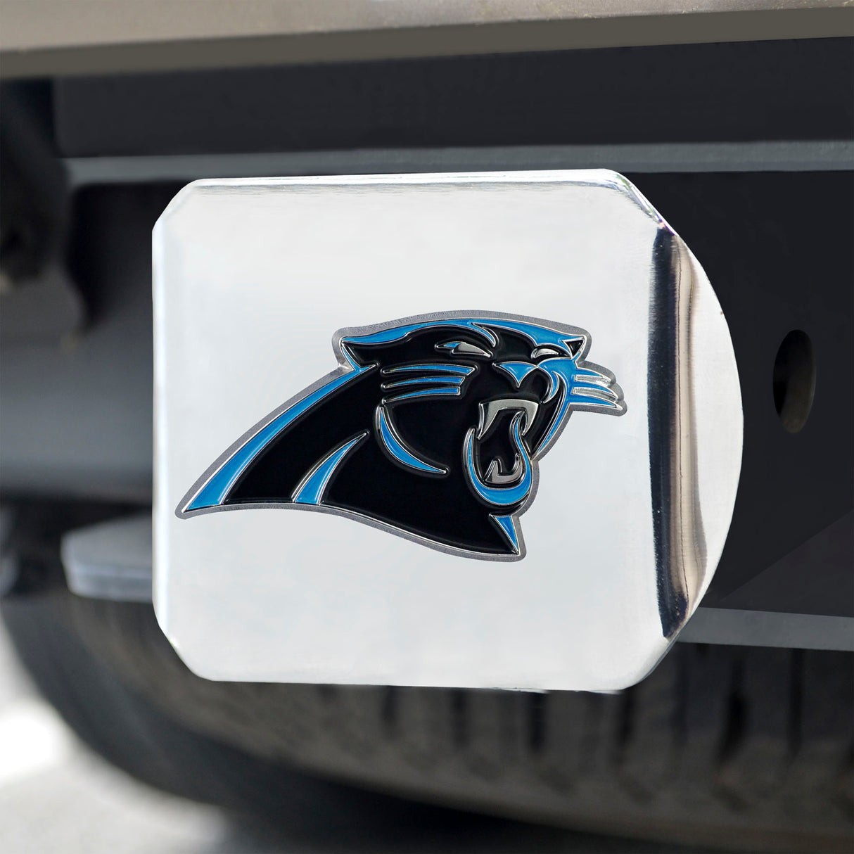 Fanmats Carolina Panthers Hitch Cover - 3D Color Emblem Fan Gear NFL Carolina Panthers