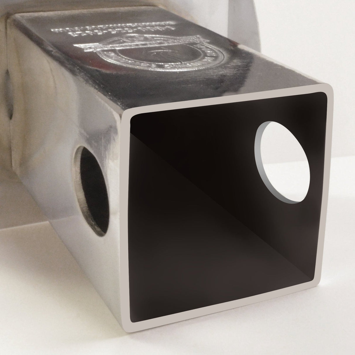 Fanmats NC State Wolfpack Chrome Metal Hitch Cover with Chrome Metal 3D Emblem Fan Gear NCAA North Carolina State Wolfpack