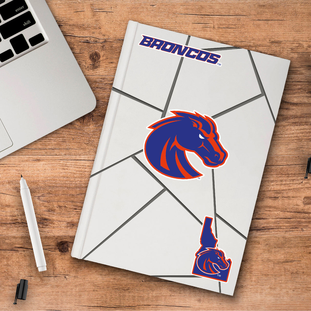 Fanmats Boise State Broncos 3 Piece Decal Sticker Set Fan Gear NCAA Boise State Broncos