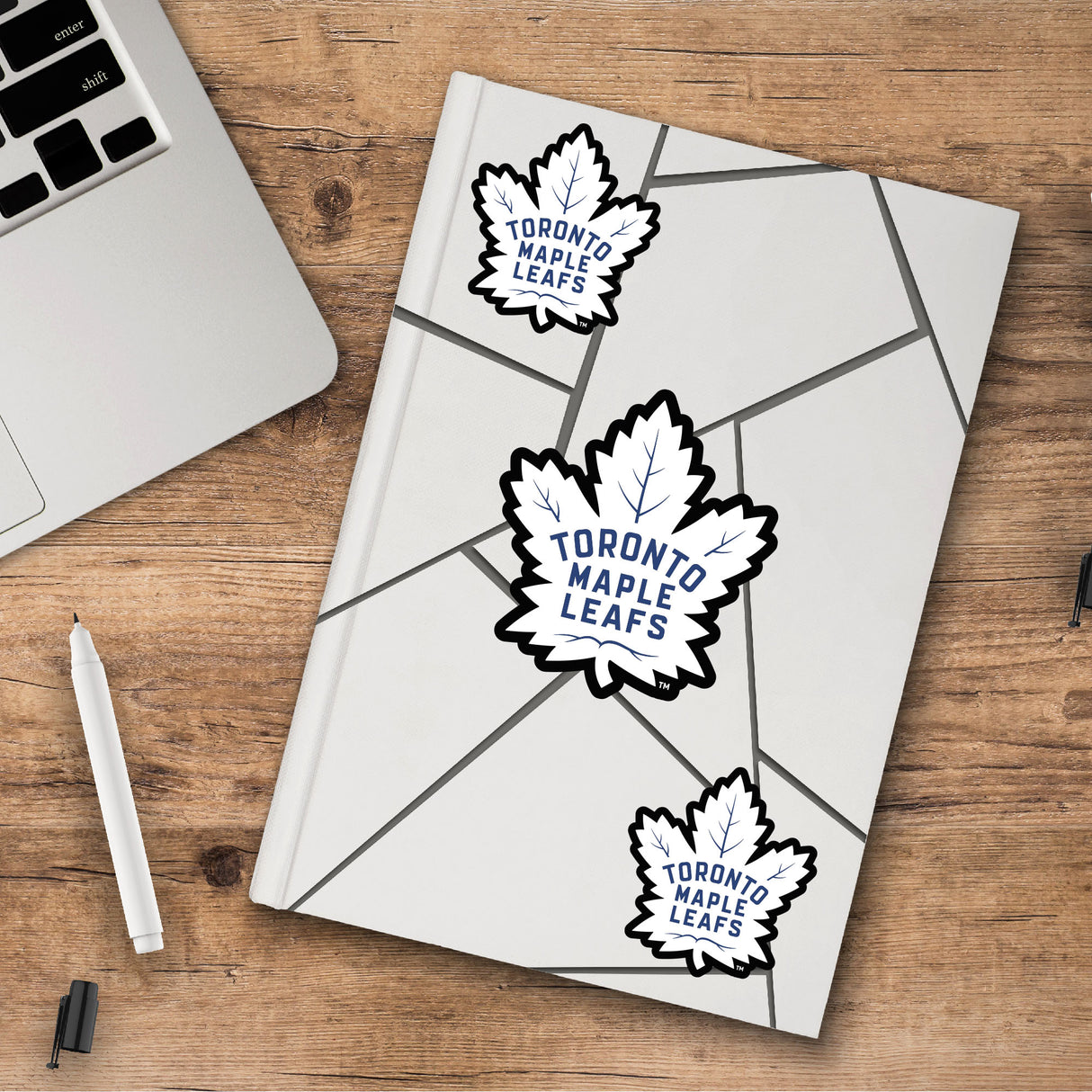 Fanmats Toronto Maple Leafs 3 Piece Decal Sticker Set Fan Gear NHL Toronto Maple Leafs
