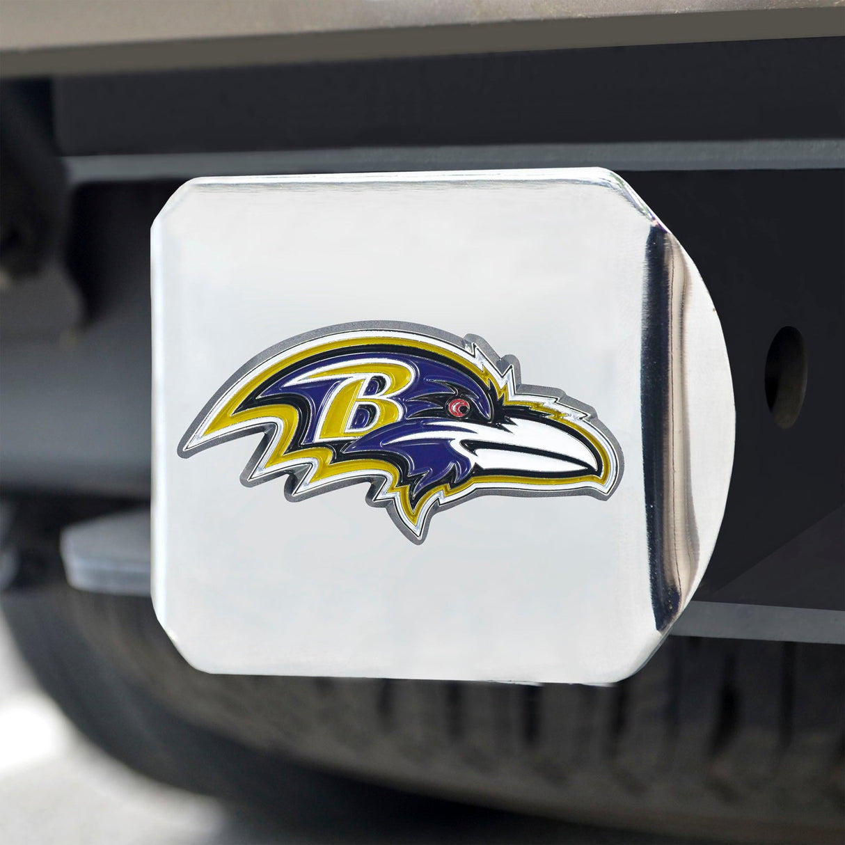 Fanmats Baltimore Ravens 3D Color Emblem Hitch Cover Fan Gear NFL Baltimore Ravens