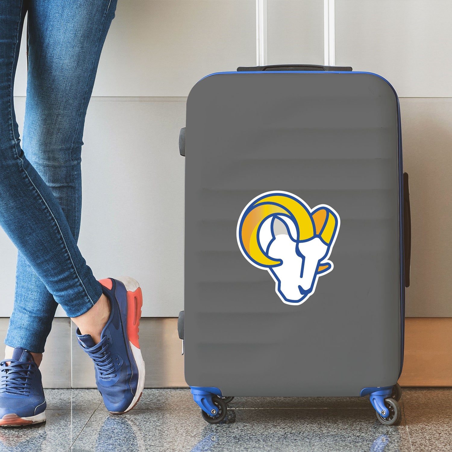 Fanmats Los Angeles Rams Large Decal Sticker Fan Gear NFL Los Angeles Rams