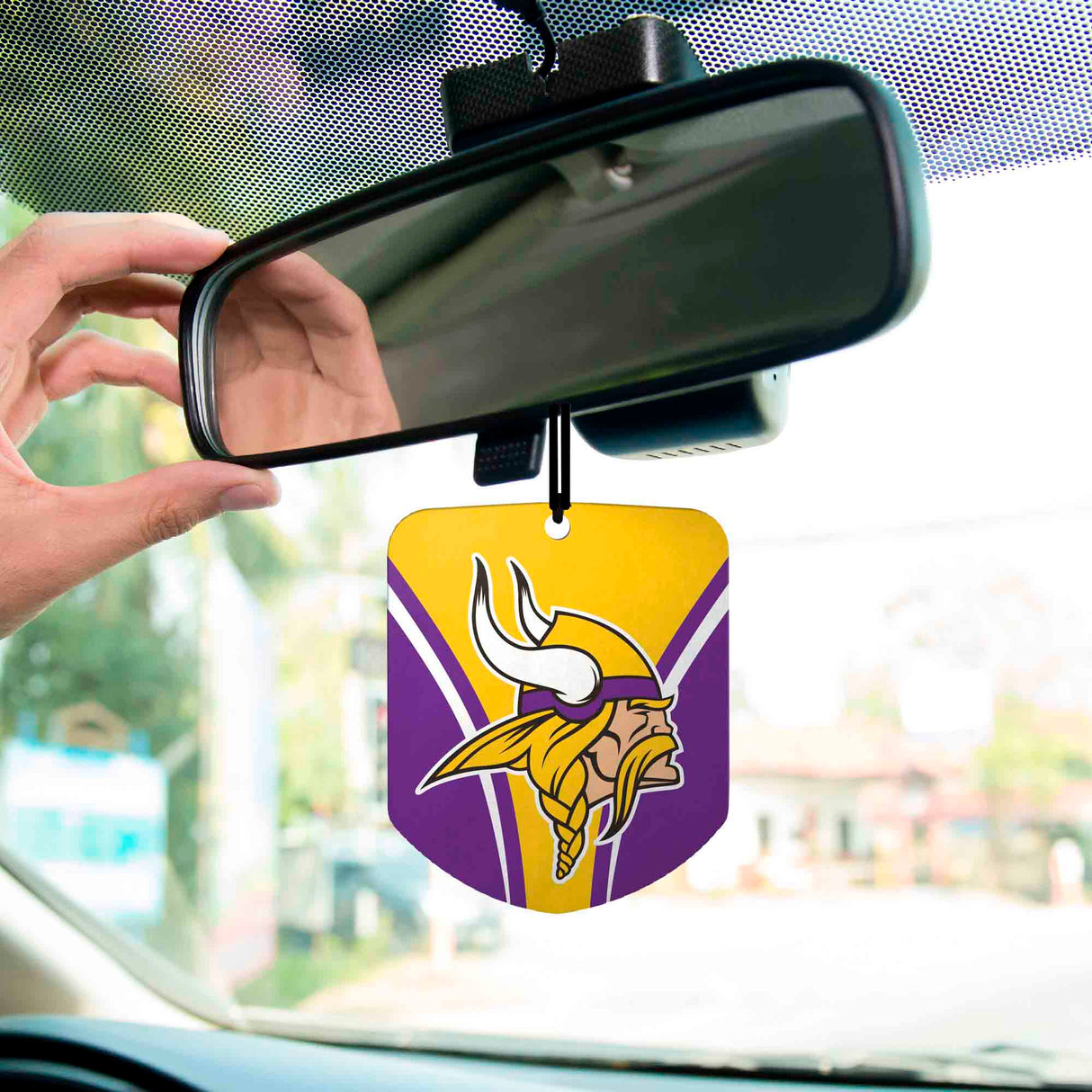 Fanmats Minnesota Vikings 2 Pack Air Freshener Fan Gear NFL Minnesota Vikings