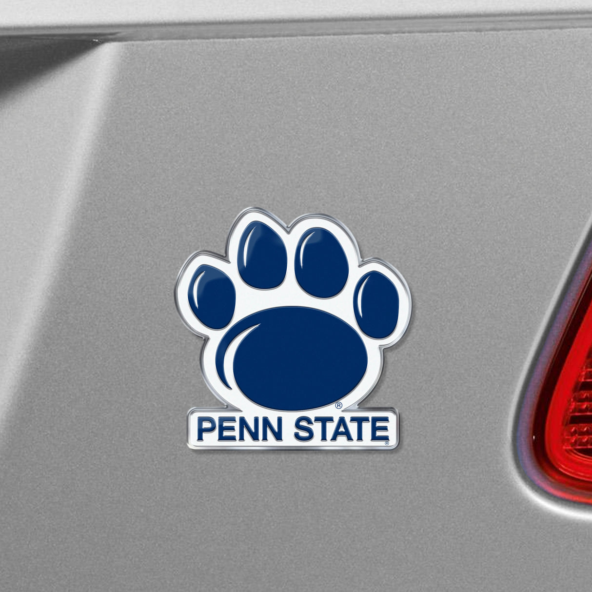 Fanmats Penn State Nittany Lions Heavy Duty Aluminum Embossed Color Emblem - Alternate Fan Gear NCAA Penn State Nittany Lions
