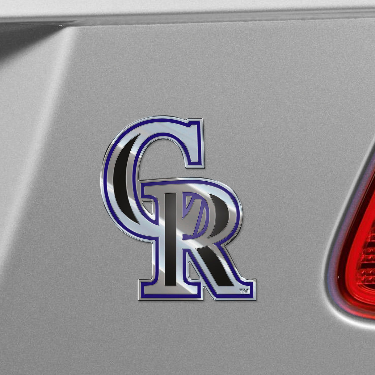 Fanmats Colorado Rockies Heavy Duty Aluminum Embossed Color Emblem Fan Gear MLB Colorado Rockies