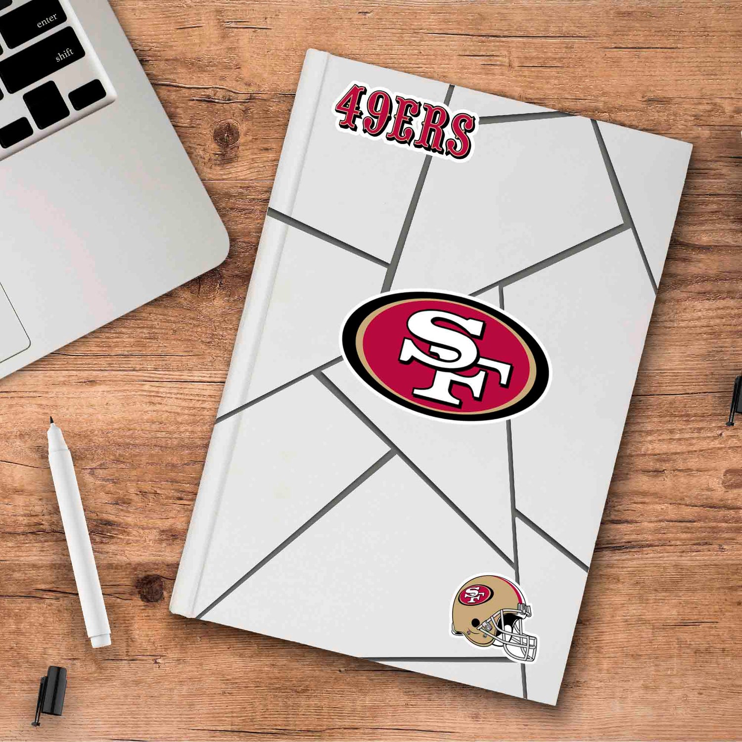 Fanmats San Francisco 49ers 3 Piece Decal Sticker Set Fan Gear NFL San Francisco 49ers