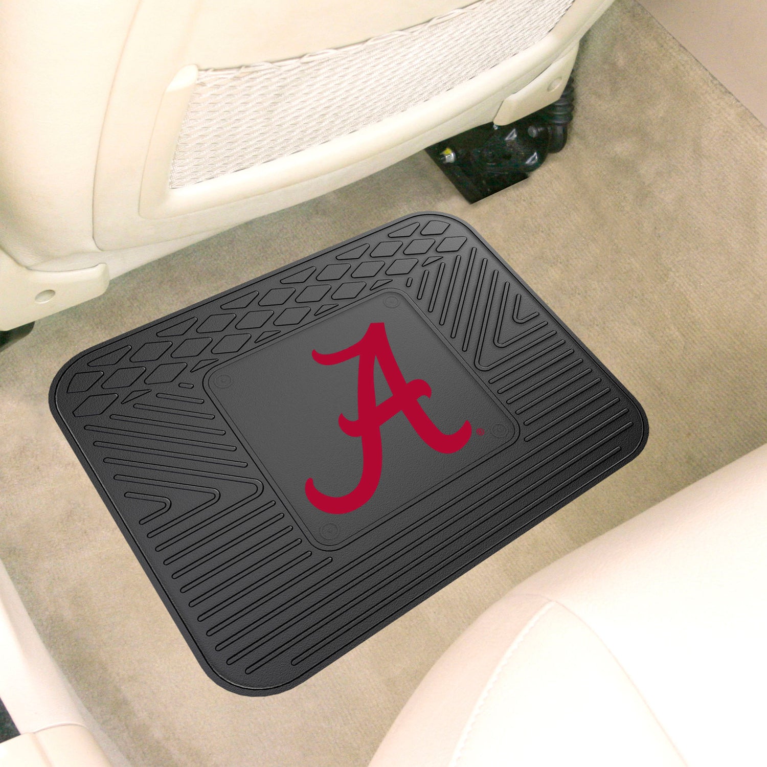Fanmats Alabama Crimson Tide Back Seat Car Utility Mat - 14" x 17"