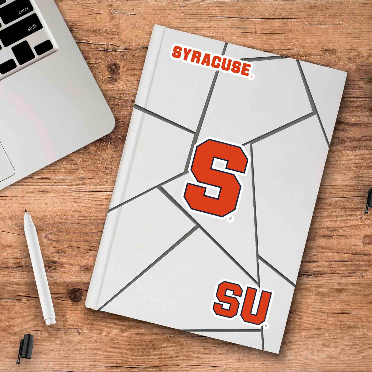 Fanmats Syracuse Orange 3 Piece Decal Sticker Set Fan Gear NCAA Syracuse Orange
