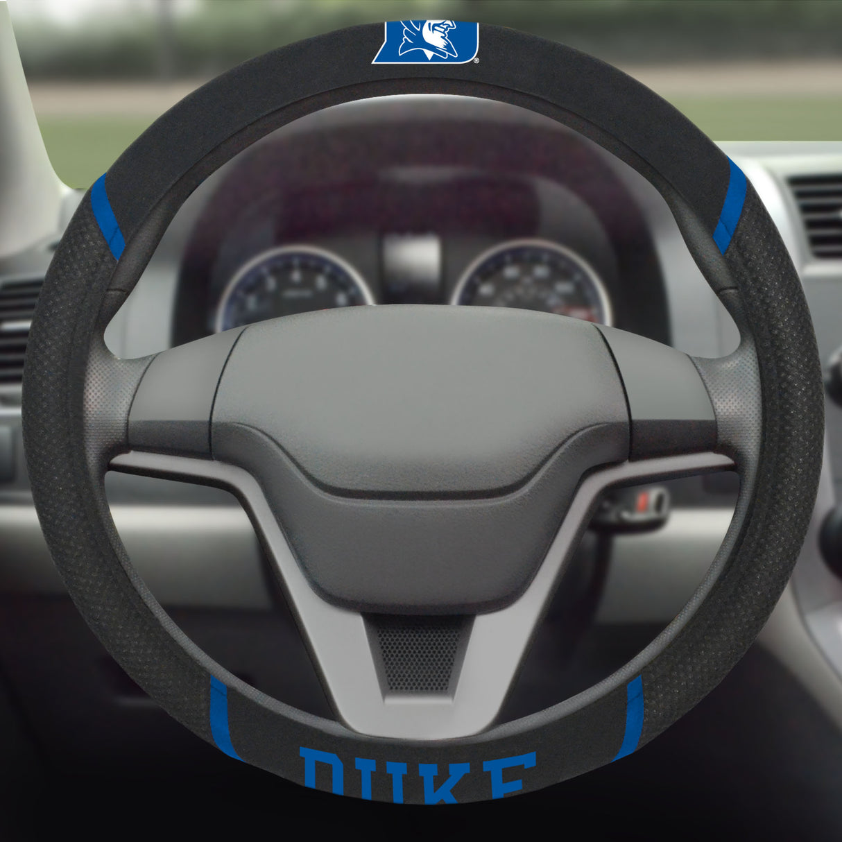 Fanmats Duke Blue Devils Embroidered Steering Wheel Cover Fan Gear NCAA Duke Blue Devils