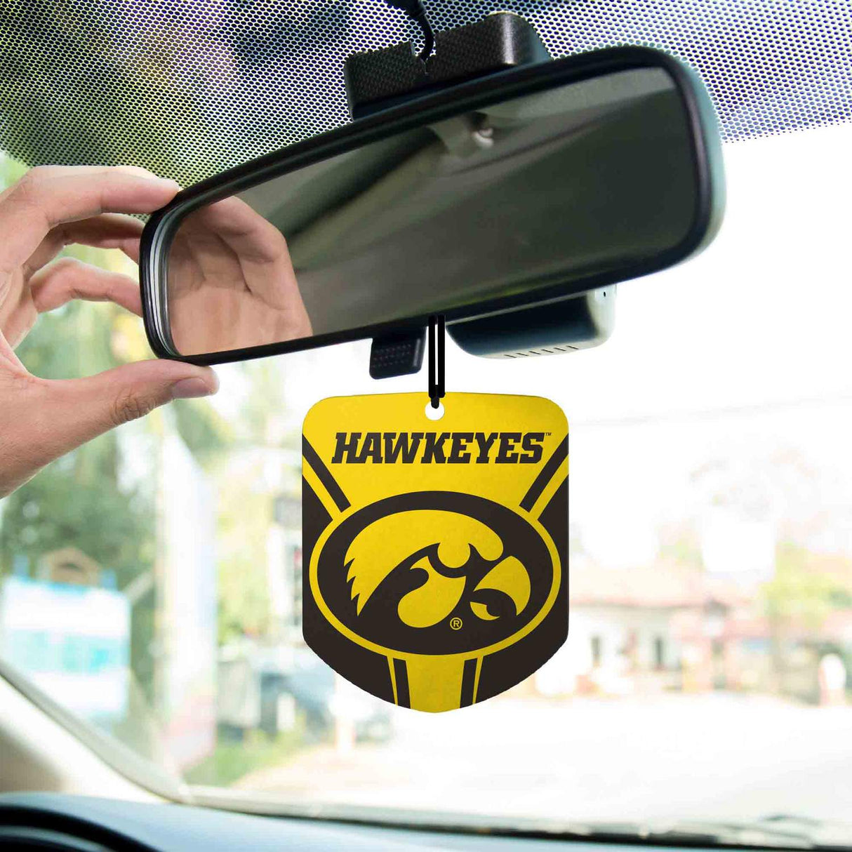 Fanmats Iowa Hawkeyes 2 Pack Air Freshener Fan Gear NCAA Iowa Hawkeyes