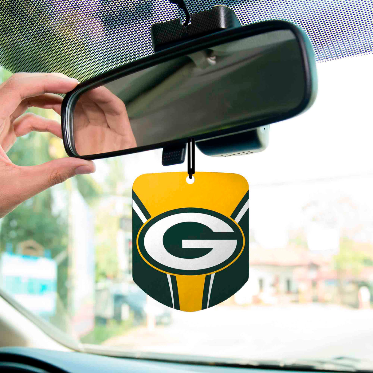 Fanmats Green Bay Packers 2 Pack Air Freshener Fan Gear NFL Green Bay Packers