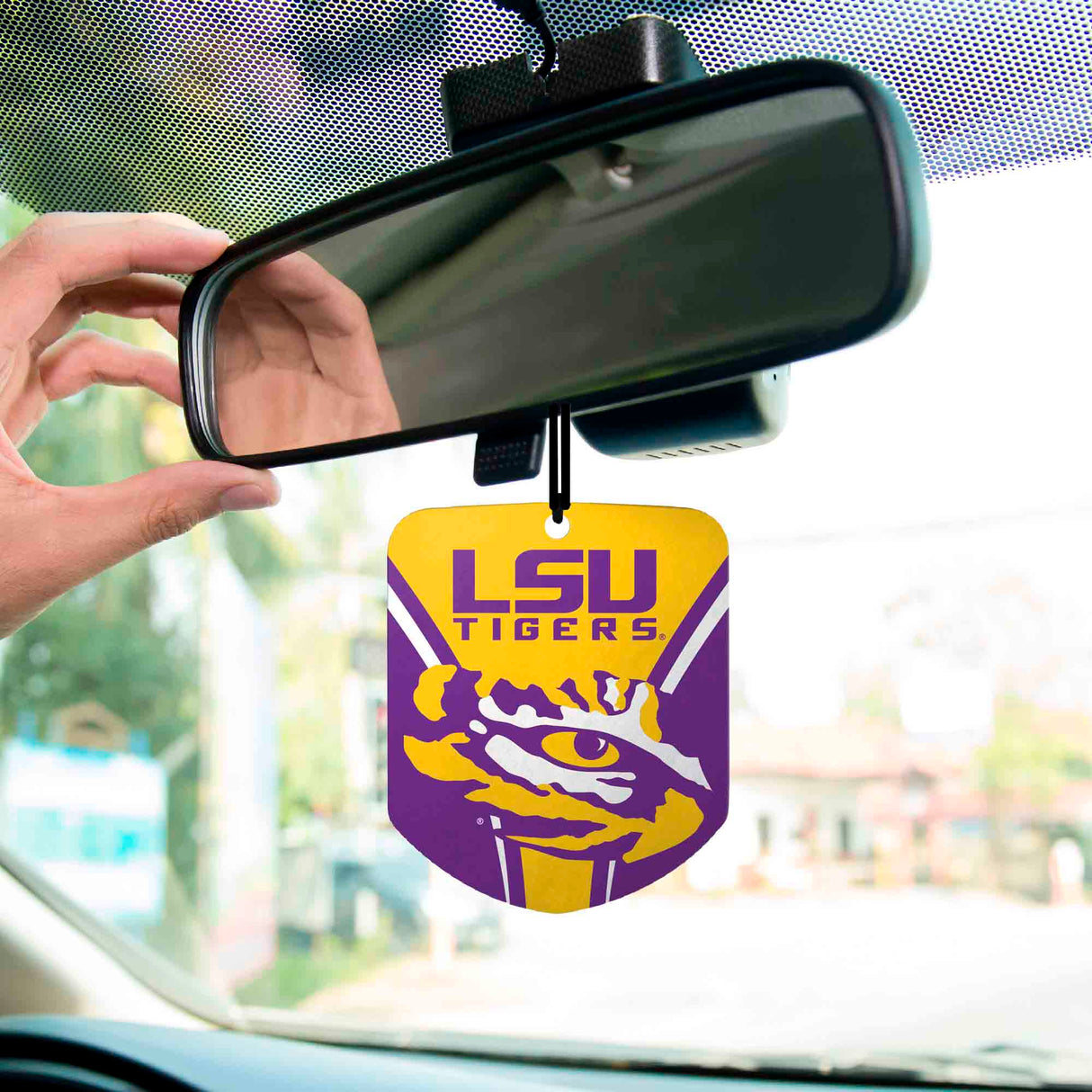 Fanmats LSU Tigers 2 Pack Air Freshener Fan Gear NCAA LSU Tigers