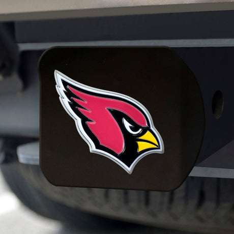 Fanmats Arizona Cardinals Black 3D Color Emblem Metal Hitch Cover Fan Gear NFL Arizona Cardinals