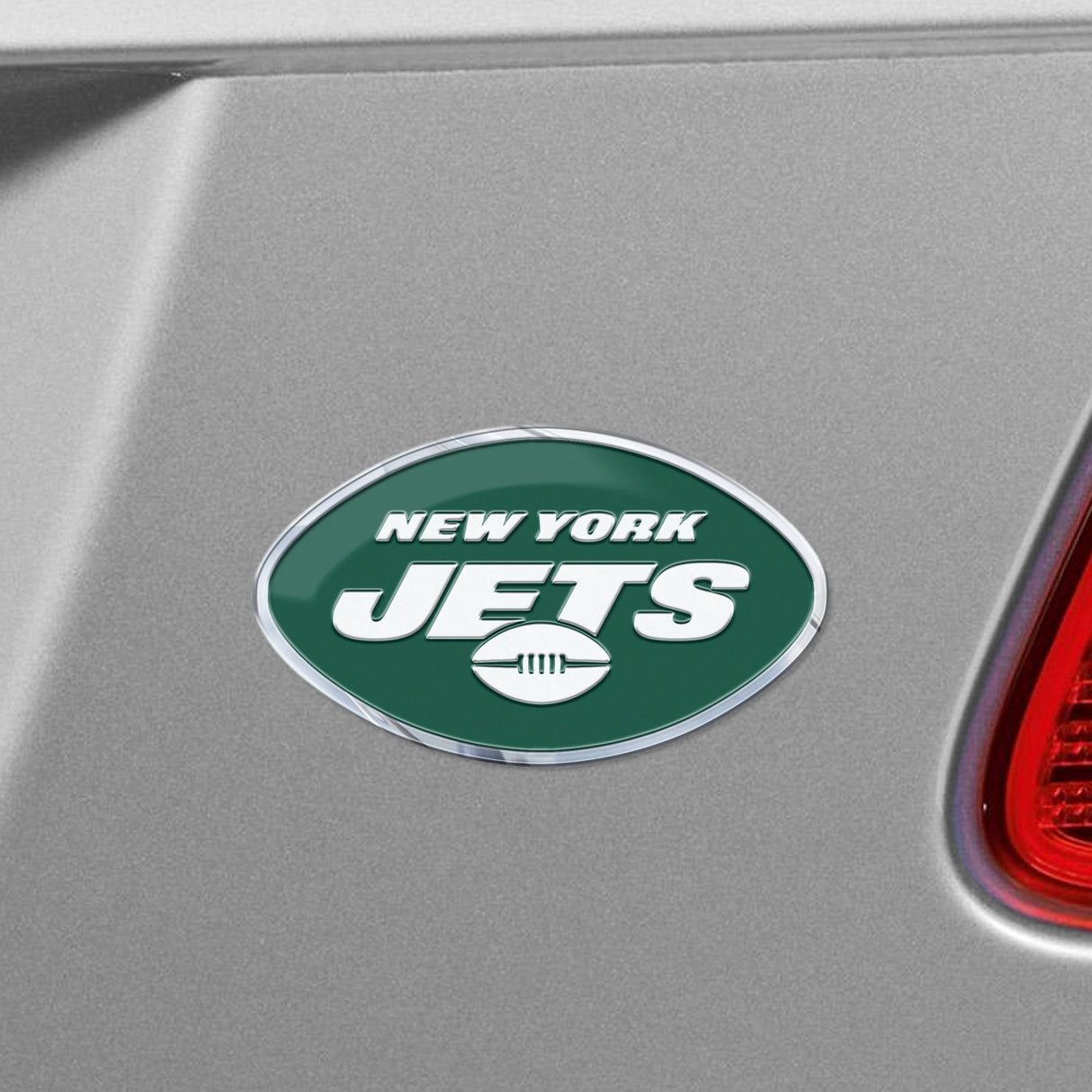 Fanmats New York Jets Heavy Duty Aluminum Embossed Color Emblem Fan Gear NFL New York Jets