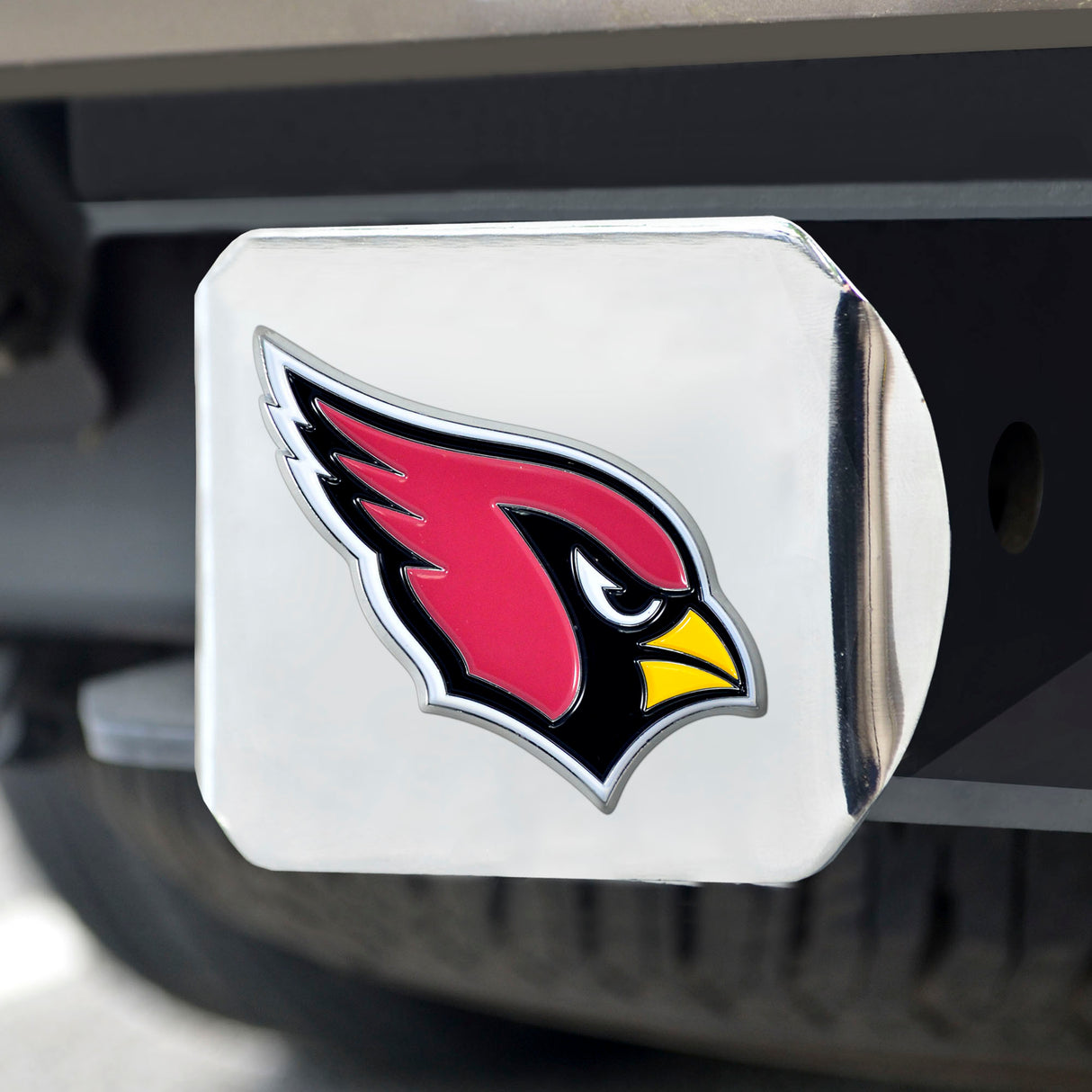 Fanmats Arizona Cardinals Hitch Cover - 3D Color Emblem Fan Gear NFL Arizona Cardinals