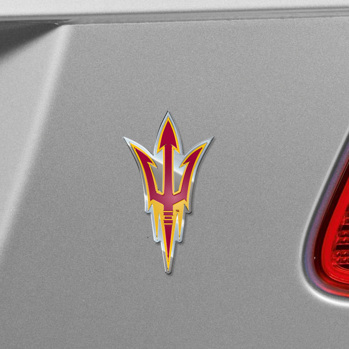Fanmats Arizona State Sun Devils Heavy Duty Aluminum Embossed Color Emblem Fan Gear NCAA Arizona State Sun Devils
