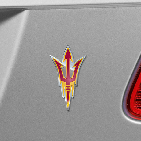 Fanmats Arizona State Sun Devils Heavy Duty Aluminum Embossed Color Emblem Fan Gear NCAA Arizona State Sun Devils
