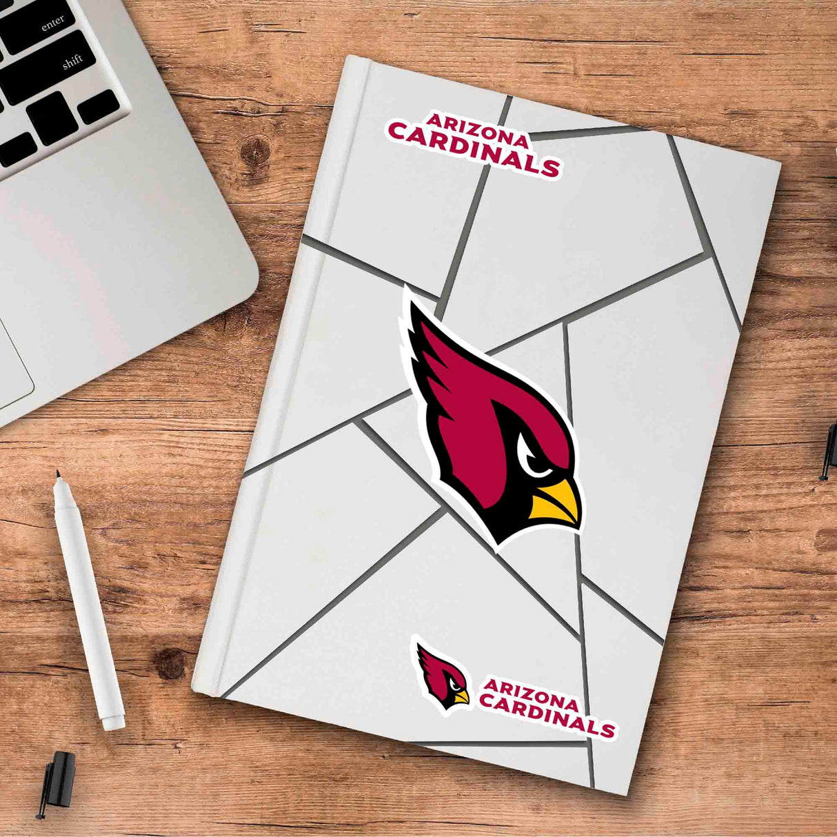 Fanmats Arizona Cardinals 3 Piece Decal Sticker Set Fan Gear NFL Arizona Cardinals