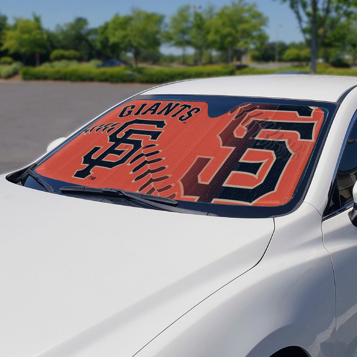 Fanmats San Francisco Giants Windshield Sun Shade Fan Gear MLB San Francisco Giants