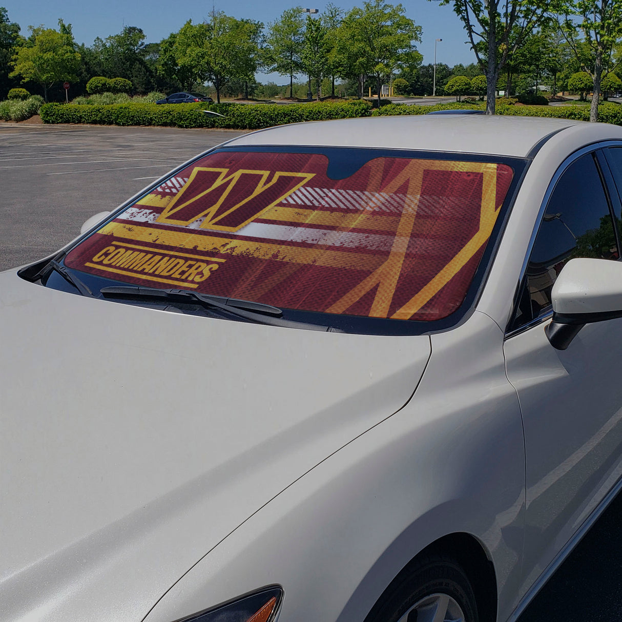 Fanmats Washington Commanders Windshield Sun Shade Fan Gear NFL Washington Commanders
