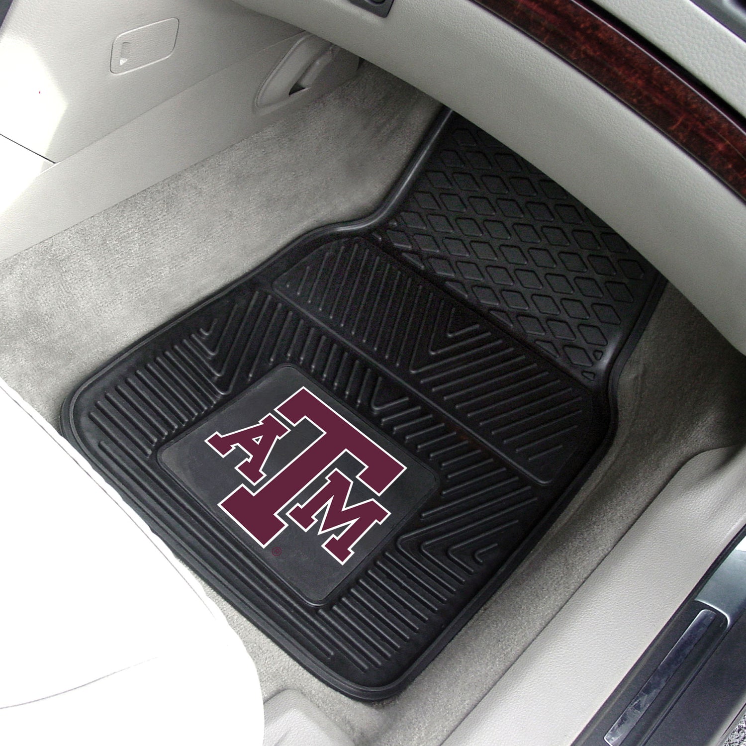 Fanmats Texas A&M Aggies Heavy Duty Car Mat Set - 2 Pieces Fan Gear NCAA Texas A&M Aggies