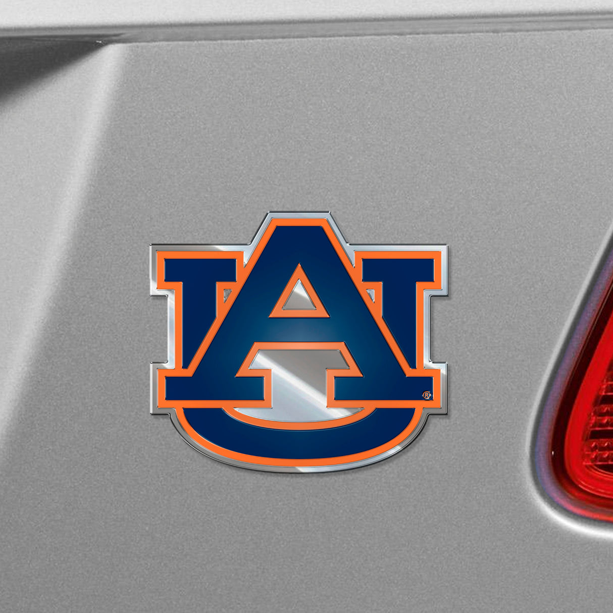 Fanmats Auburn Tigers Heavy Duty Aluminum Embossed Color Emblem Fan Gear NCAA Auburn Tigers