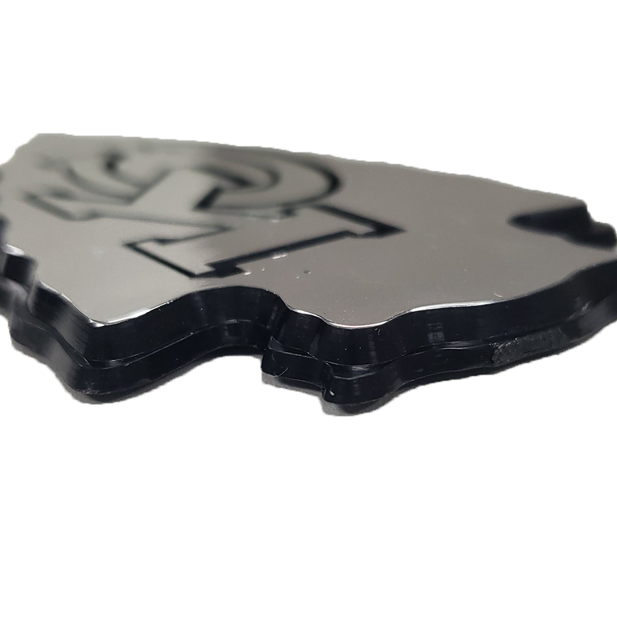 Fanmats Georgia Bulldogs Molded Chrome Plastic Emblem Fan Gear NCAA Georgia Bulldogs