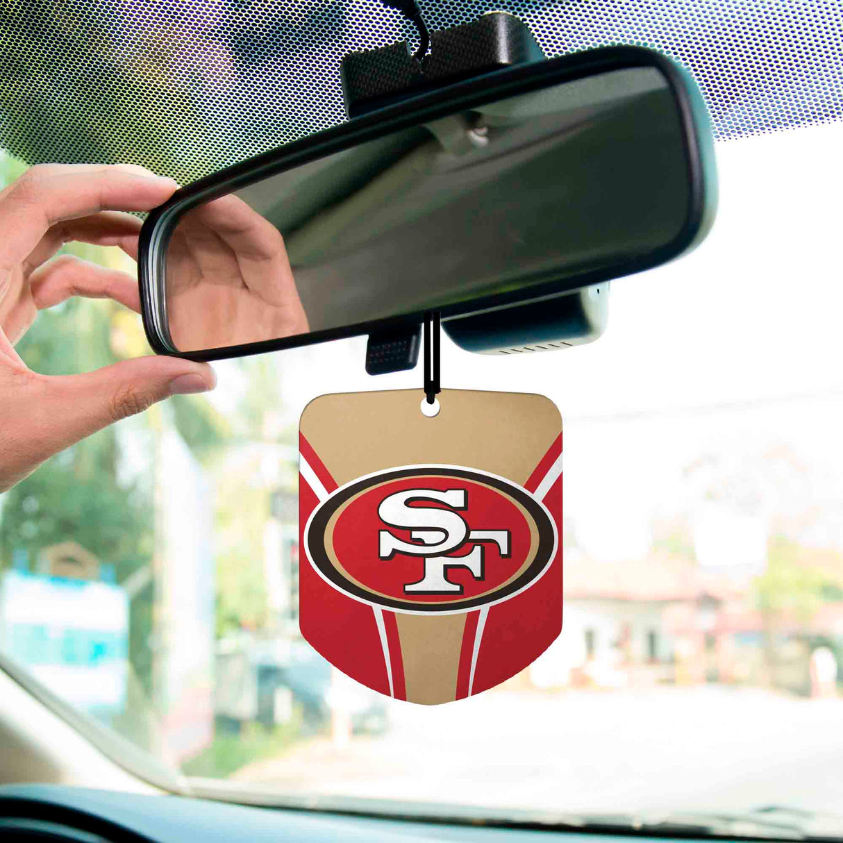 Fanmats San Francisco 49ers 2 Pack Air Freshener Fan Gear NFL San Francisco 49ers