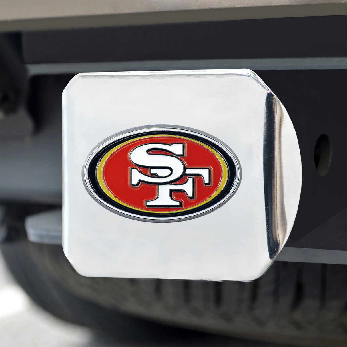 Fanmats San Francisco 49ers 3D Color Emblem Hitch Cover Fan Gear NFL San Francisco 49ers