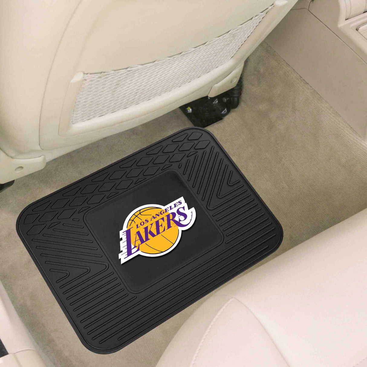 Fanmats Los Angeles Lakers Back Seat Car Utility Mat - 14" x 17" Fan Gear NBA Los Angeles Lakers