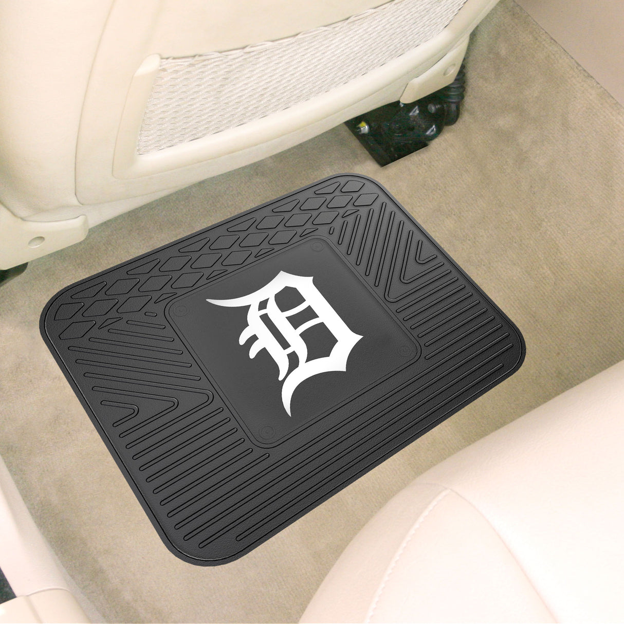 Fanmats Detroit Tigers Back Seat Car Utility Mat - 14" x 17" Fan Gear MLB Detroit Tigers