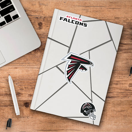 Fanmats Atlanta Falcons 3 Piece Decal Sticker Set Fan Gear NFL Atlanta Falcons