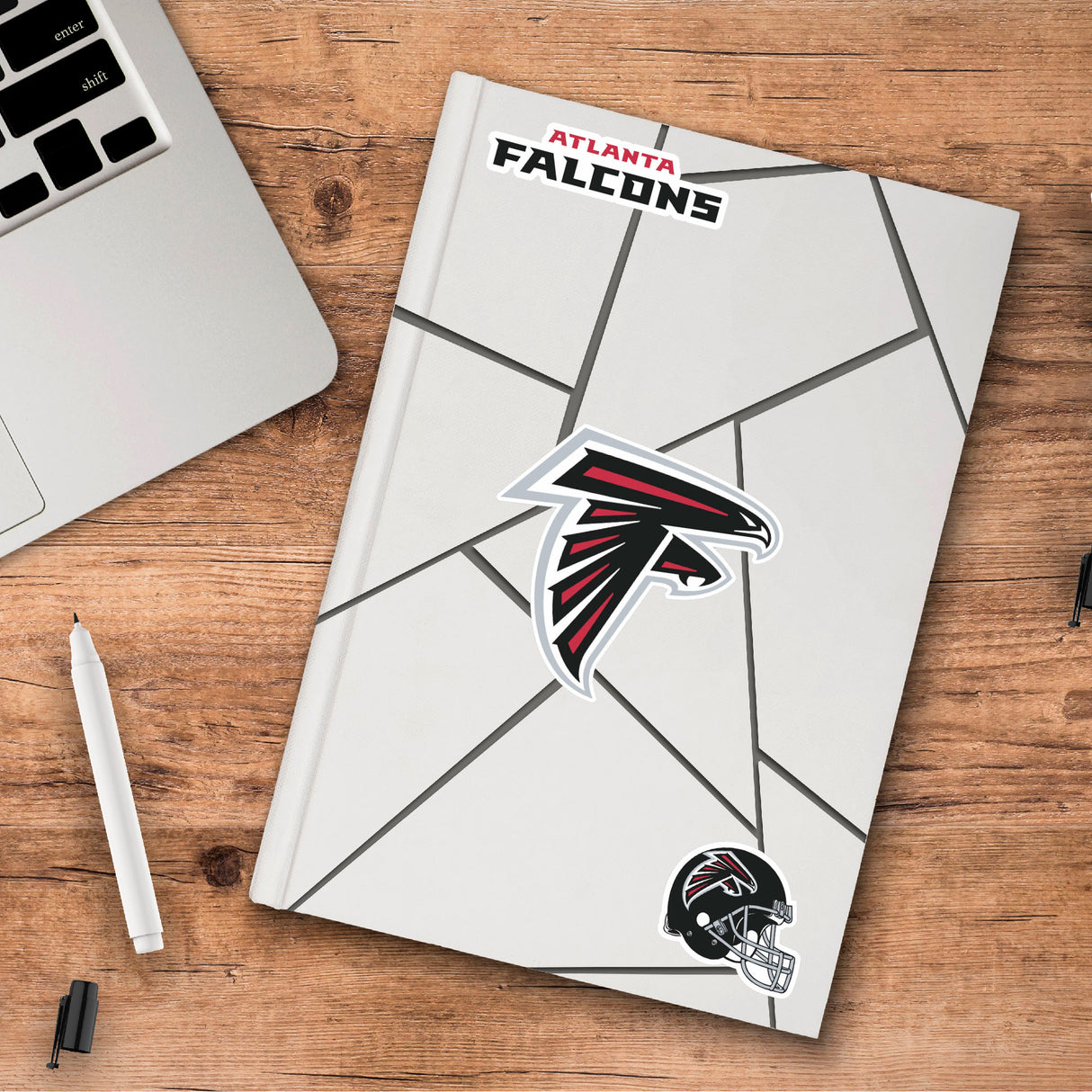 Fanmats Atlanta Falcons 3 Piece Decal Sticker Set Fan Gear NFL Atlanta Falcons