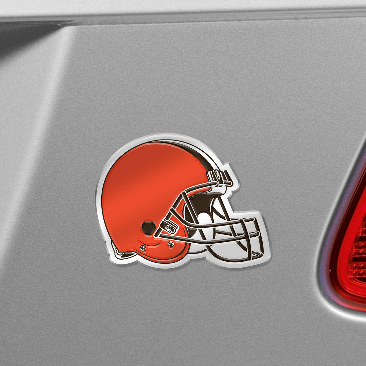 Fanmats Cleveland Browns Heavy Duty Aluminum Embossed Color Emblem Fan Gear NFL Cleveland Browns