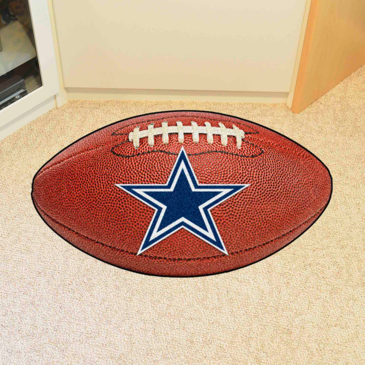 Fanmats Dallas Cowboys Football Rug - 20.5" x 32.5" Fan Gear NFL Dallas Cowboys