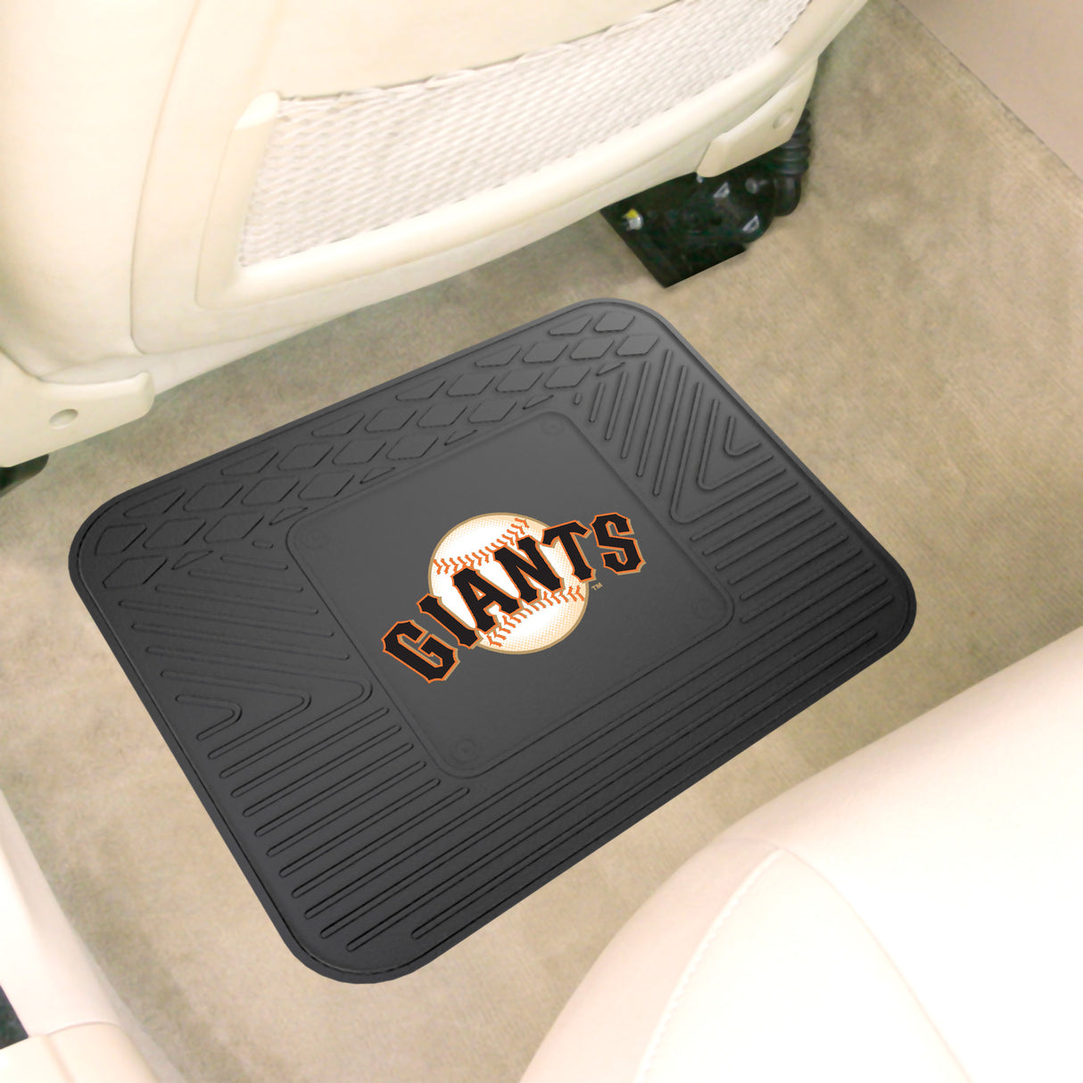 Fanmats San Francisco Giants Back Seat Car Utility Mat - 14" x 17" Fan Gear MLB San Francisco Giants
