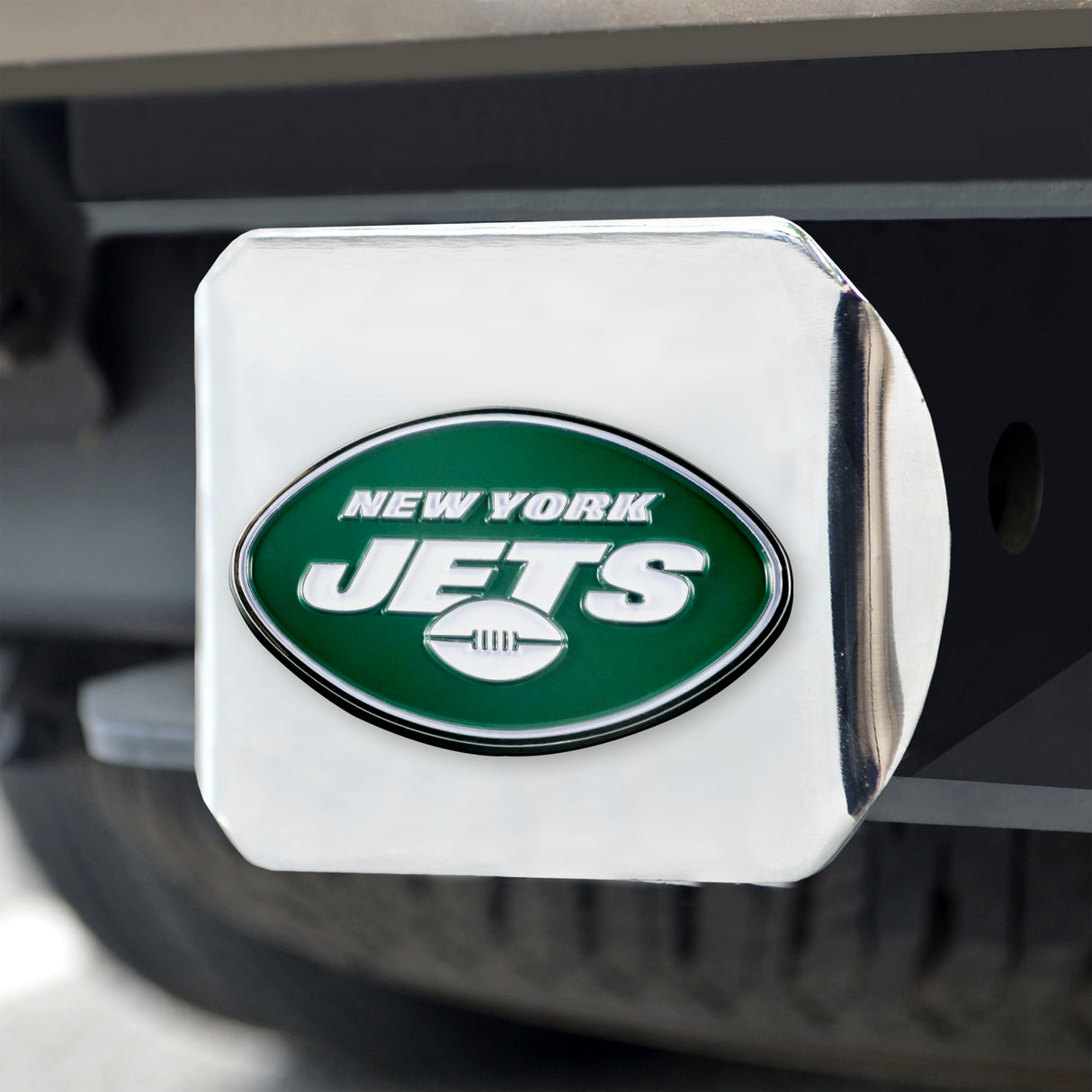 Fanmats New York Jets Hitch Cover - 3D Color Emblem Fan Gear NFL New York Jets