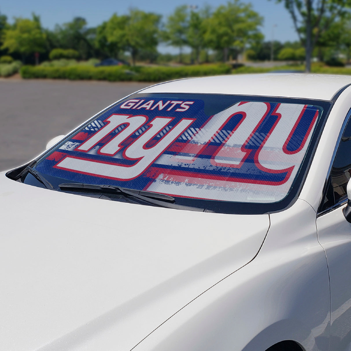 Fanmats New York Giants Windshield Sun Shade Fan Gear NFL New York Giants