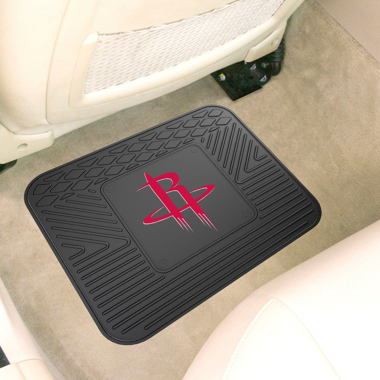 Fanmats Houston Rockets Back Seat Car Utility Mat - 14" x 17" Fan Gear NBA Houston Rockets