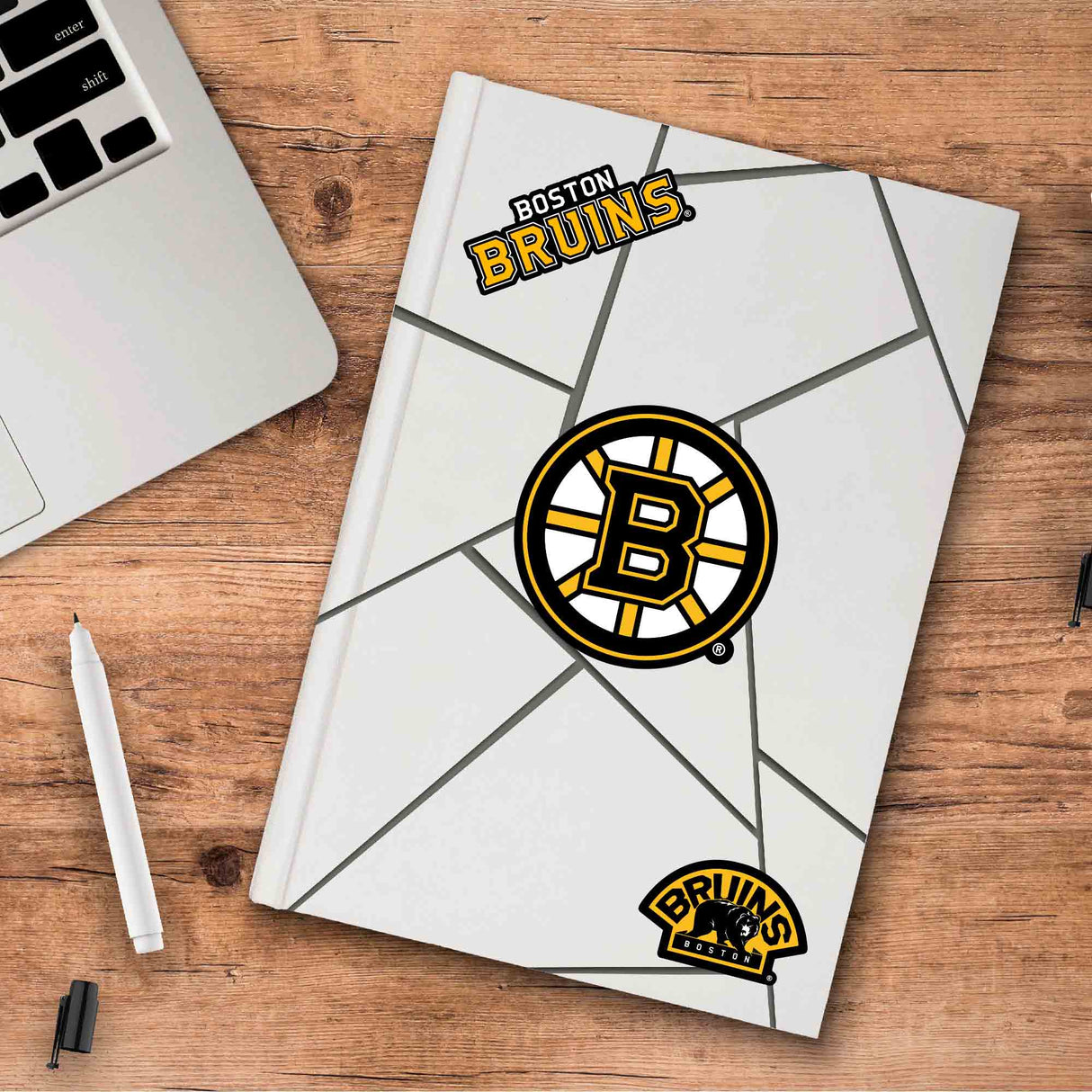 Fanmats Boston Bruins 3 Piece Decal Sticker Set Fan Gear NHL Boston Bruins
