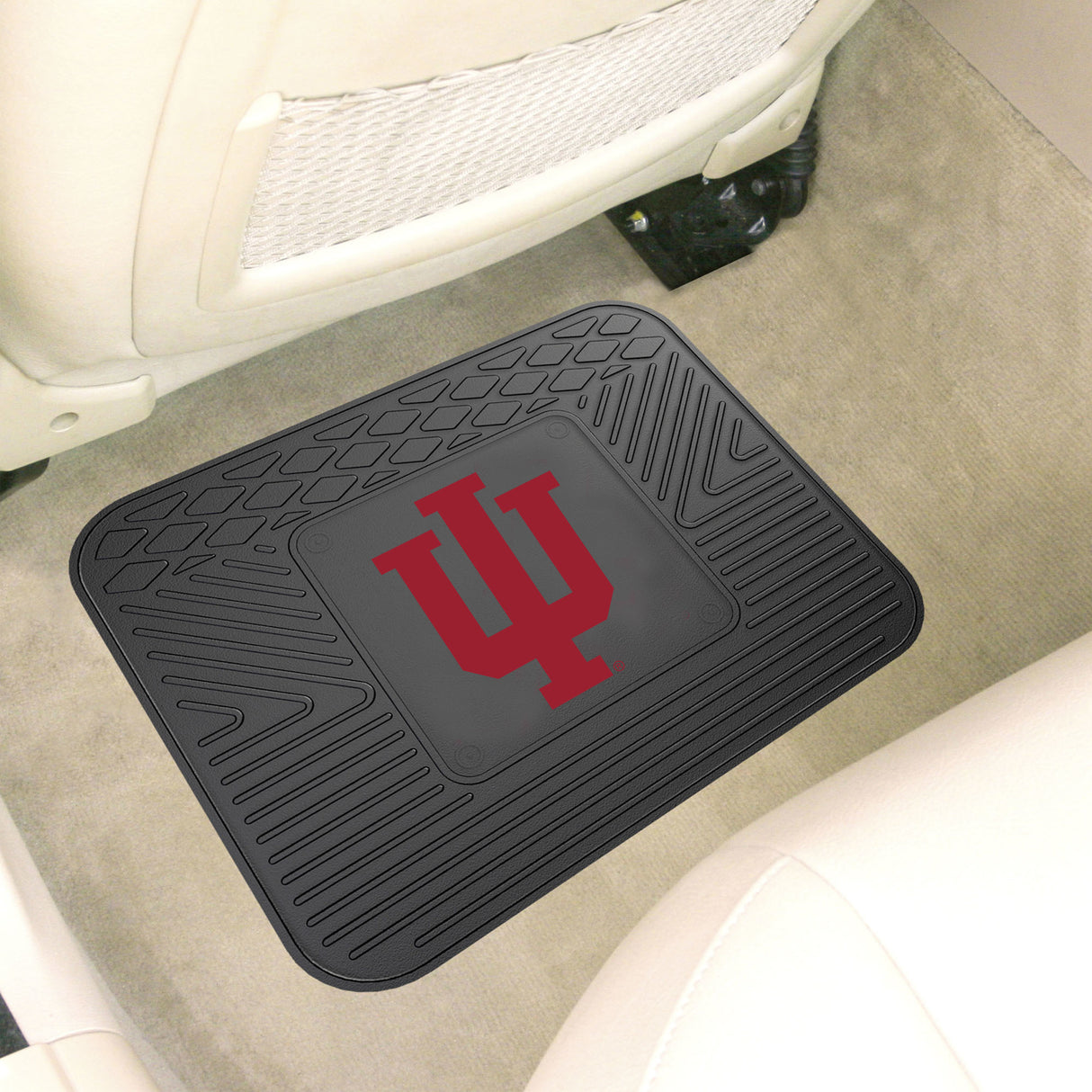 Fanmats Indiana Hooisers Back Seat Car Utility Mat - 14" x 17" Fan Gear NCAA Indiana Hoosiers