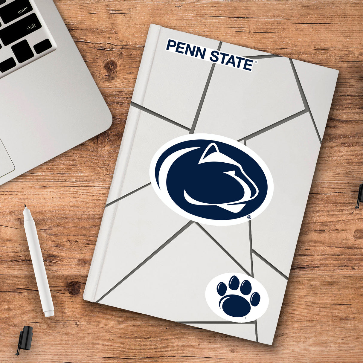 Fanmats Penn State Nittany Lions 3 Piece Decal Sticker Set Fan Gear NCAA Penn State Nittany Lions