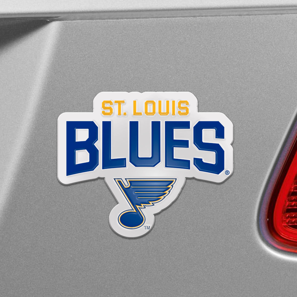 Fanmats St. Louis Blues Heavy Duty Aluminum Embossed Color Emblem Fan Gear NHL St. Louis Blues