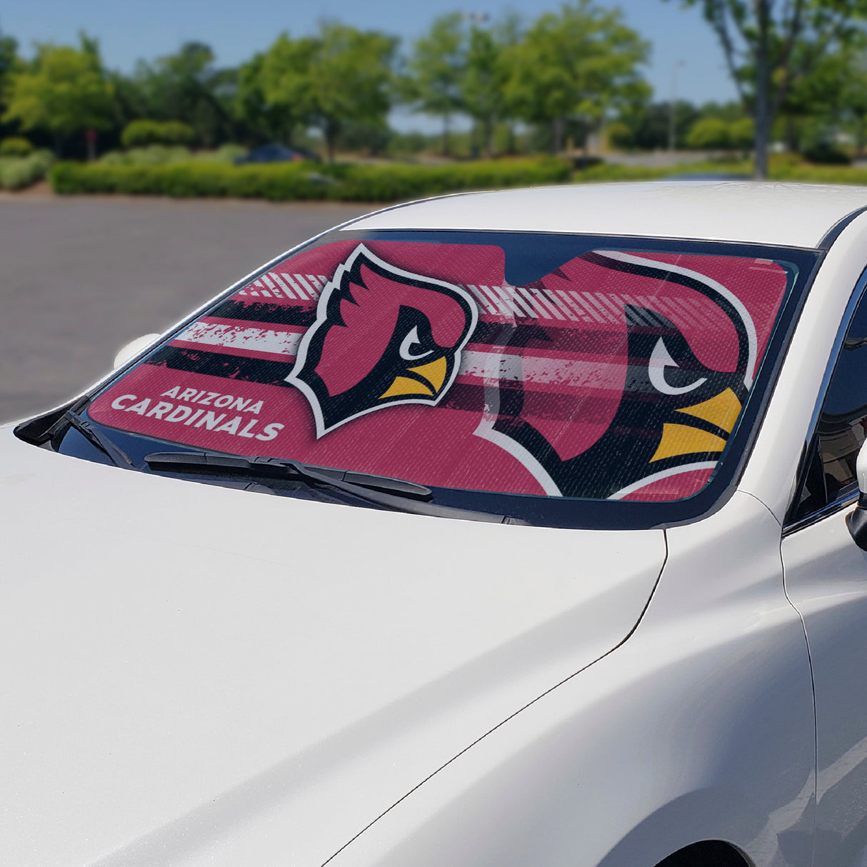 Fanmats Arizona Cardinals Windshield Sun Shade Fan Gear NFL Arizona Cardinals